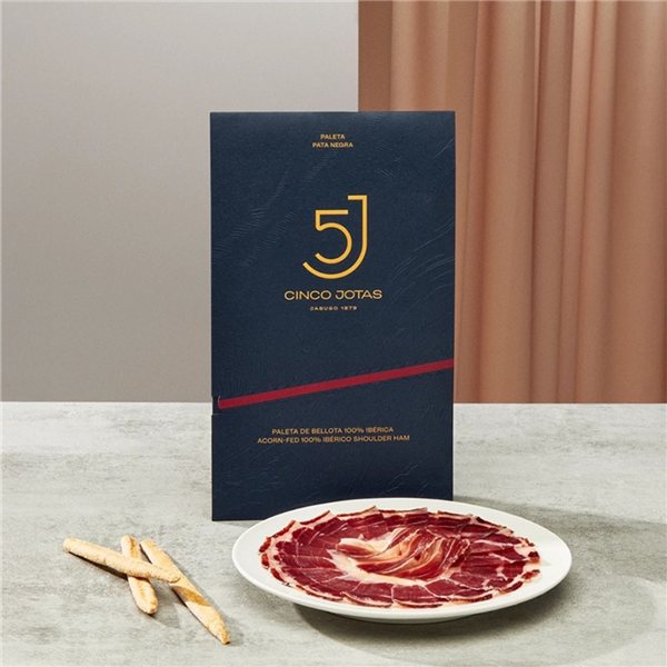 Jambon 100% ibérique de Bellota tranché 70g,, Cinco Jotas-trasera
