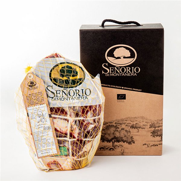 100% Iberian breed ham, boneless, Señorío de Montanera-detalle