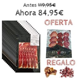 Autorenpalette Premiumauswahl Grünes Etikett Rivera + 50 g gemischter Aufschnitt