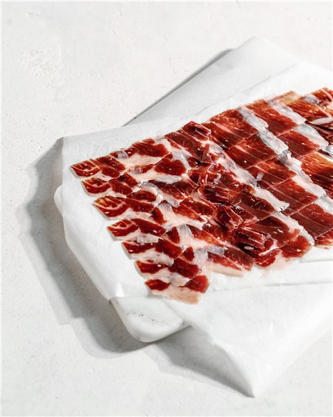 100% Iberian acorn ham 80 g-detalle