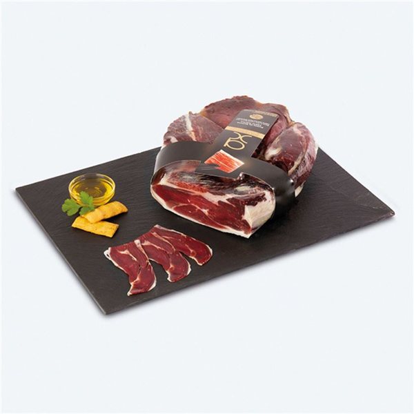 100% Iberian Bellota Ham High Expression D.O.P. Los Pedroches Boneless, COVAP.-izquierda