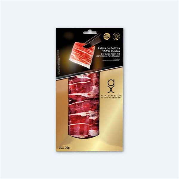 Paleta de Bellota 100% Ibérico Alta Expresion loncheada, D.O.P. Los Pedroches, Covap-detalle
