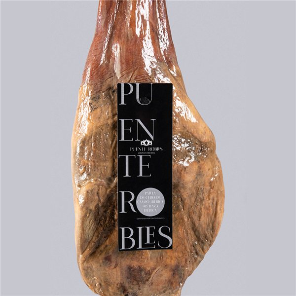 Iberian Field Cured Shoulder 50% Iberian Breed-lateral