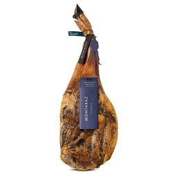 Paleta de Cebo de Campo Ibérica Montaraz | 50% Raza Ibérica | Curación 24 Meses | Pieza Entera de 4,5-5 kg | 100% Natural | Sin Aditivos ni Conservantes