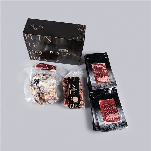 Palette de cebo ibérique 50% race ibérique (coupée à la machine)-detalle