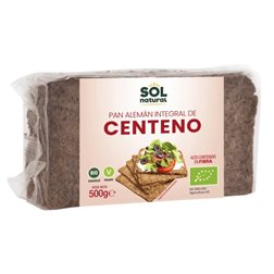 Pan alemán de centeno integral BIO - Sol Natural