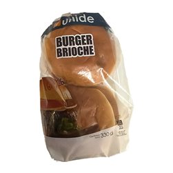 Brioche Hamburgerbrötchen Unide 4 Stk 330 g