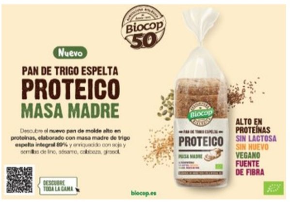 PAIN DE MIE EN DÉHULSÉ DE BLÉ ÉPEAUTRE PROTÉINÉ 400 g-detalle
