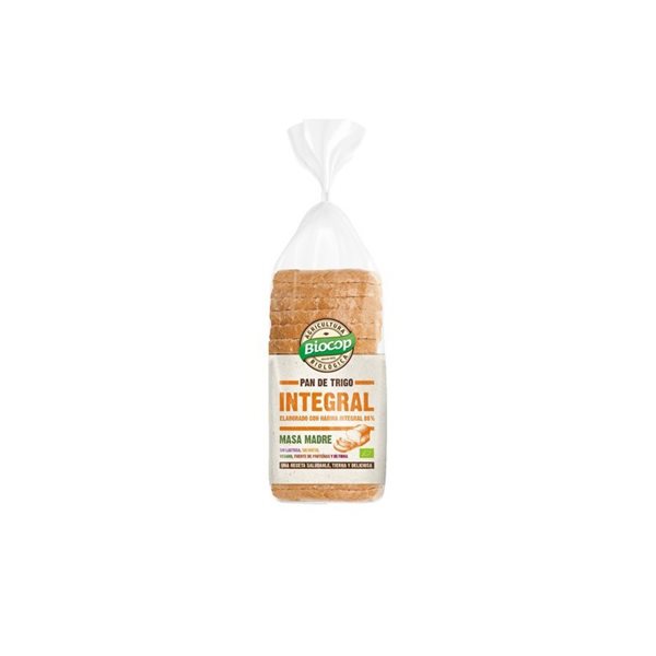 Pain de seigle intégral à la levain bio 400g Biocop-detalle