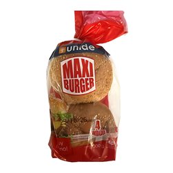 Pain Super Burguer Unide 4 u 300 g