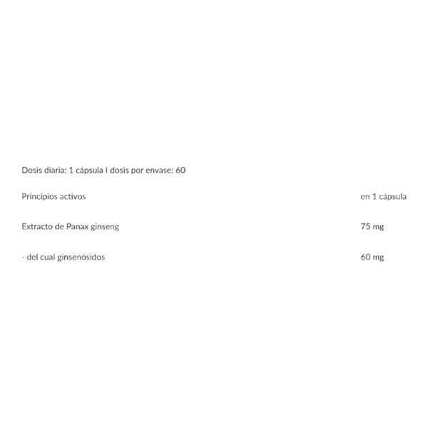 Panax Ginseng 60 Caps Default Title-detalle