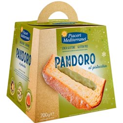 Pandoro con Crema de Pistacho Sin Gluten 700g