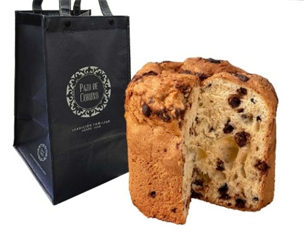 Chocolate Panettone in Xuntanza Tin-detalle