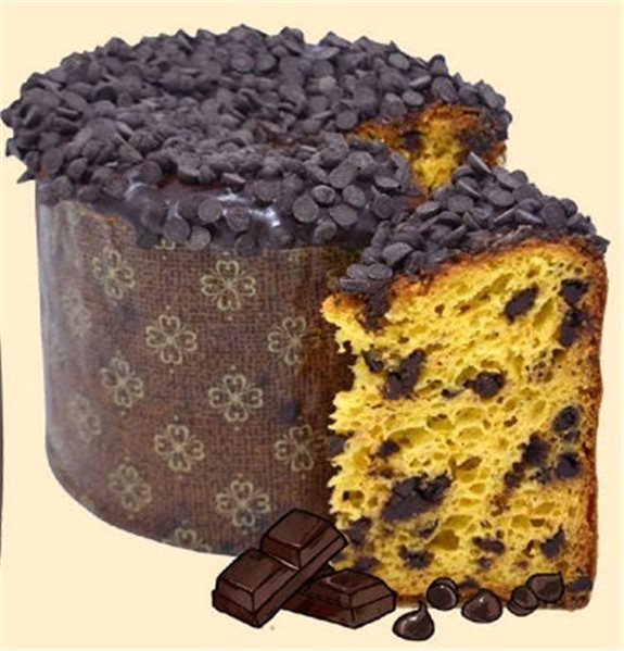 Gluten-Free Chocolate Chip Panettone 600g-detalle