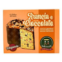 Orangen- und Schokoladen-Panettone ohne Gluten und ohne Laktose 600g