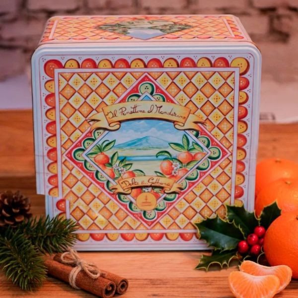 Panettone Dolce & Gabbana con mandarina confitada-detalle