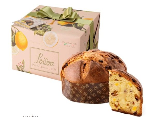 Lemon Panettone Frutta E Fiori 1 kg " Loison"-detalle
