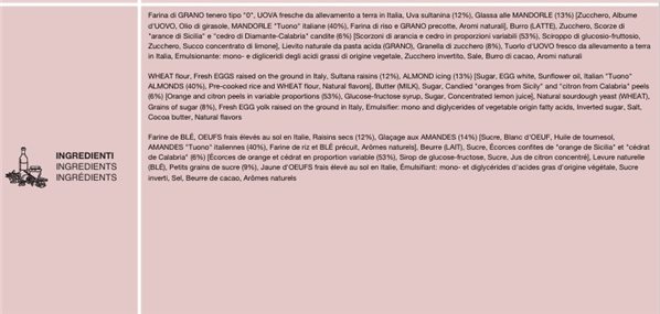 Panettone Loison aux Amandes-trasera