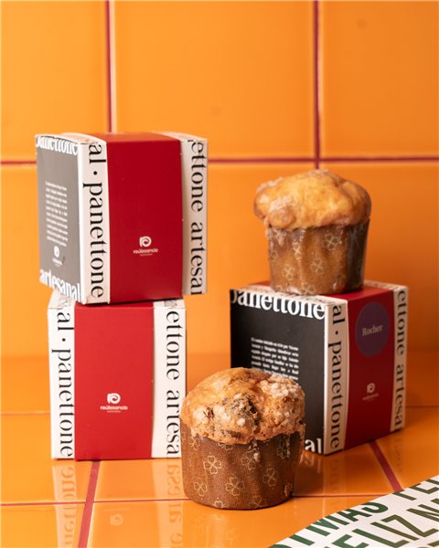 Mini-Panettone mit Nougat 110 g-lateral