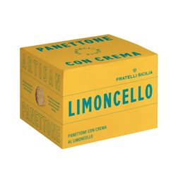 Panettone gefüllt mit Limoncello-Creme 750g Fratelli Sicilia