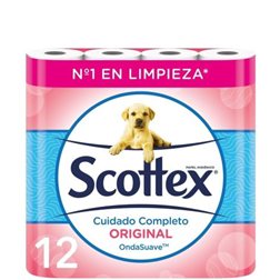 Scottex regular toilet paper pack of 12