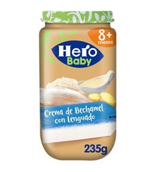 PAPILLA HERO BABY CREMA DE BECHAMEL CON LENGUADO 235 GRS