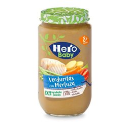 PAPILLA HERO BABY MERLUZA Y VERDURA 235 GRS