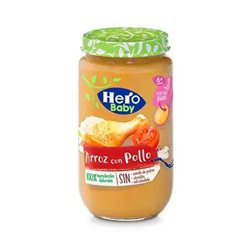 PAPILLA HERO BABY POLLO CON ARROZ 235 GRS