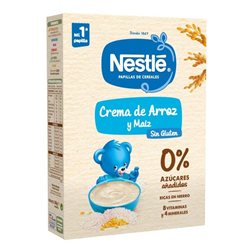 PAPILLA NESTLE CREMA DE ARROZ Y MAIZ SIN GLUTEN 240 GRS