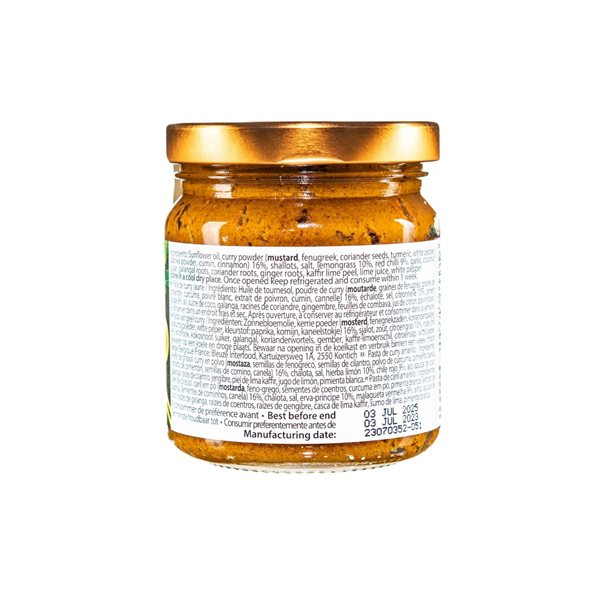 Yellow Curry Paste 200g deSIAM-trasera