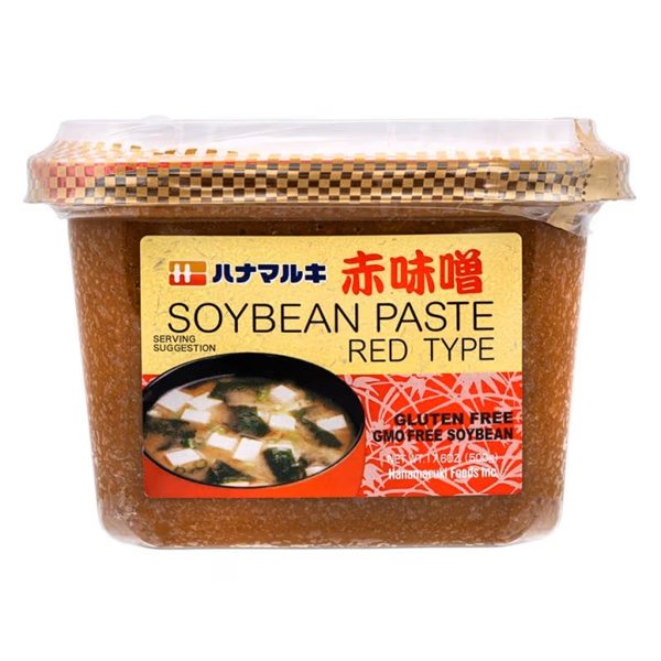 Aka Miso rouge de riz sans gluten bio 500g-detalle