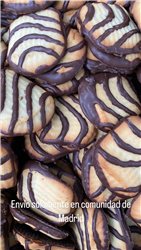 Pastas bañadas en chocolate 500g (Solamente enviamos en Comunidad de Madrid)