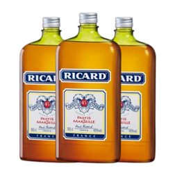 Pastis Pernod Ricard 1 L PET Anís (Caja de 3 unidades)