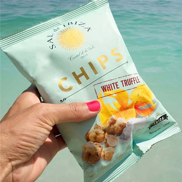 Chips à la Truffe Blanche, Sel d'Ibiza 45g (6 unités)-izquierda