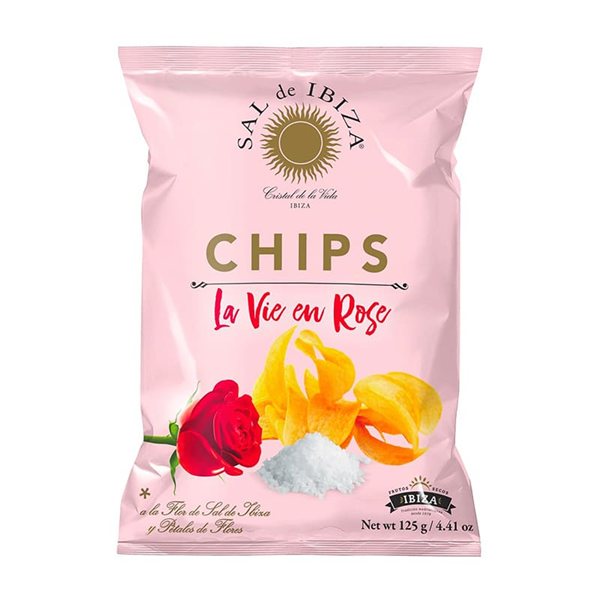 Patatas Chips La Vie en Rose, Sal de Ibiza 125g (3 units)-detalle