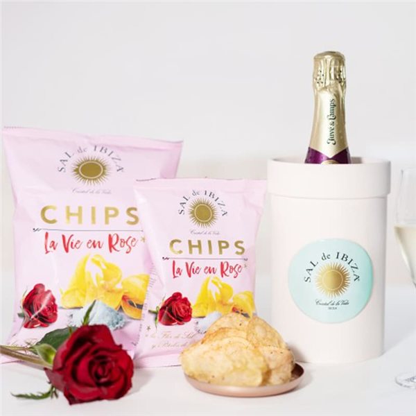 Patatas Chips La Vie en Rose, Sal de Ibiza 125g (3 units)-izquierda