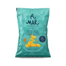 Potato chips in extra virgin olive oil with sea salt "a mar' 150 gr