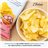 Gourmet Premium Potato Chips | Pack of 6 Bags of Artisan Potatoes with Extra Virgin Olive Oil | 2x100g Truffle + 2x140g Garlic + 2x140g Paprika | Gluten-Free Gourmet Snack for Appetizers-lateral