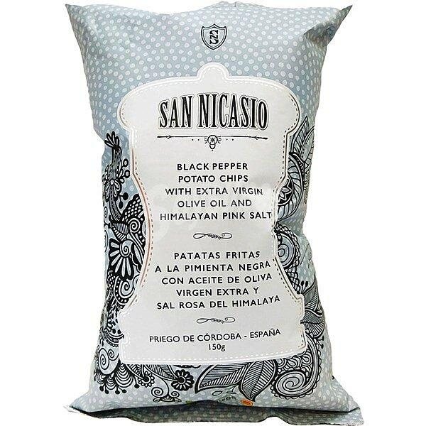 Patatas Fritas San Nicasio con Pimienta Negra y Aceite de Oliva Virgen Extra 150 g-detalle