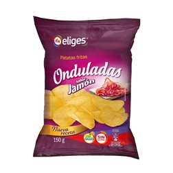 Chips ondulées saveur jambon Choisissez 150g