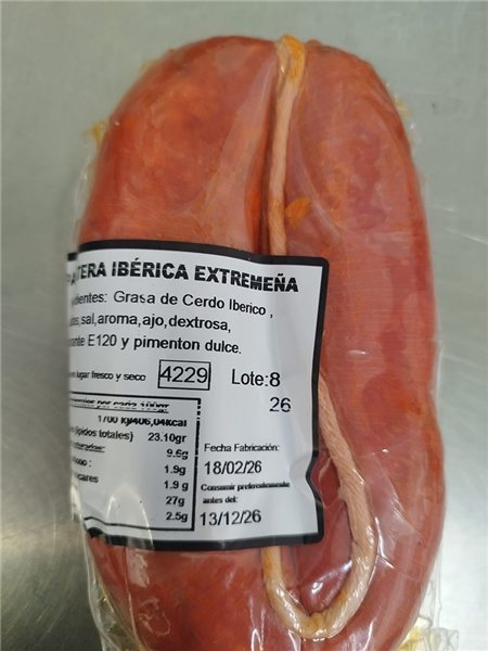 Patatera ibérica extremeña para untar "El Bici"-lateral