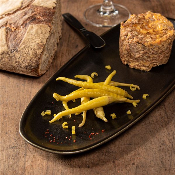 Paté de jamón*|*de Bayona 180g-detalle
