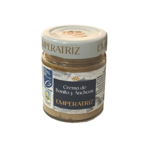 Pâté-Crème de thon et d'anchois bio 110g Emperatriz-izquierda
