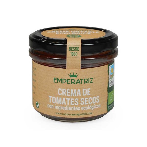 Pâte-Crème de tomates séchées bio 110g Impératrice-lateral