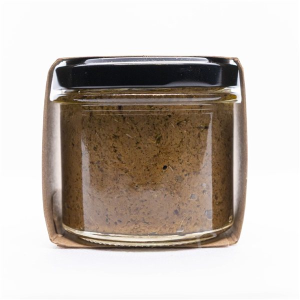 Paté de alcachofa asada en AOVE 110 g | Producto solidario-trasera