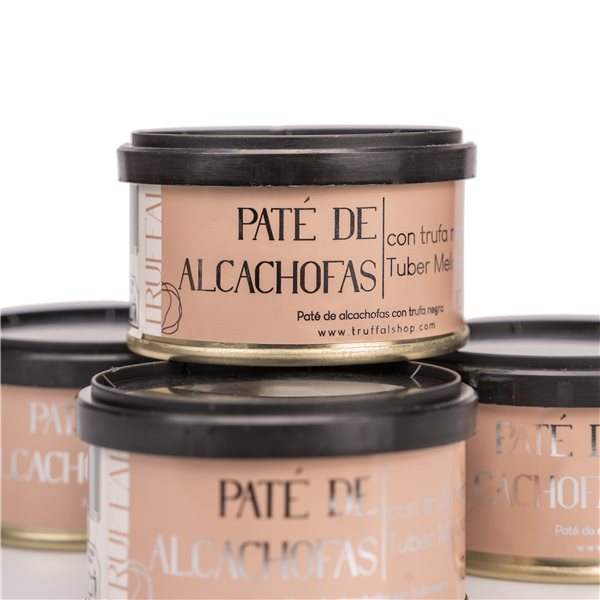 Paté de Alcachofa con Trufa Negra (Tuber Melanosporum) 100g-lateral