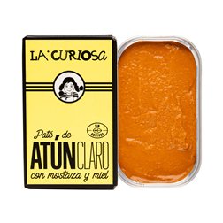 Paté de atún claro con mostaza y miel