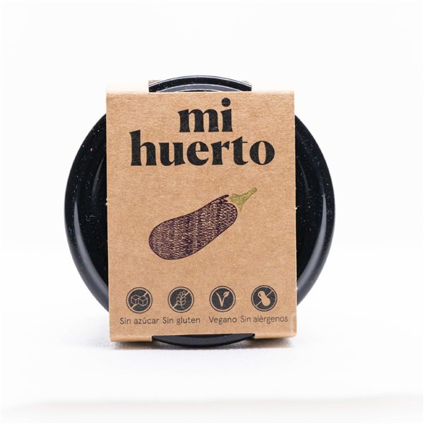 Paté de berenjena asada en AOVE 110 g | Producto solidario-detalle