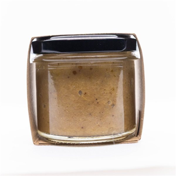 Paté de berenjena asada en AOVE 110 g | Producto solidario-trasera