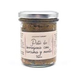 Eggplant pâté with turmeric and mint